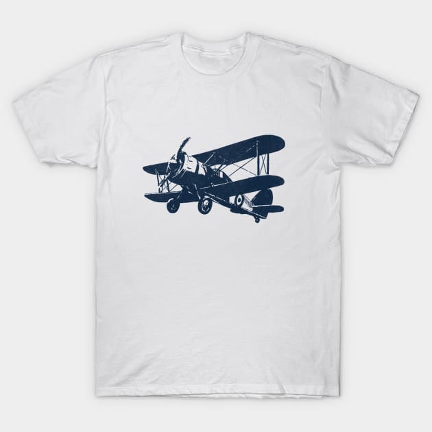 Vintage Bi Plane T-Shirt by chris@christinearnold.com